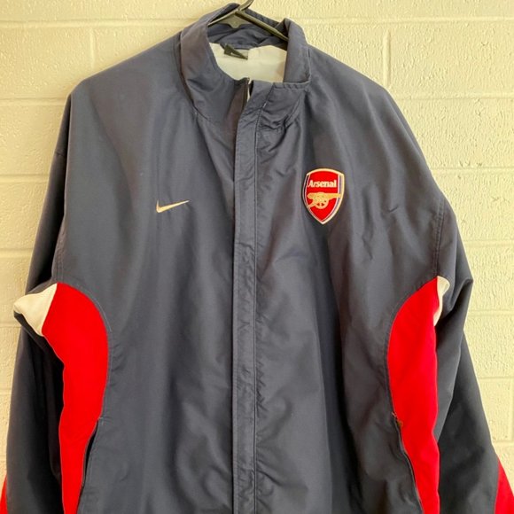 Nike Other - Nike Arsenal Full Zip Training Top c.1998 - XL